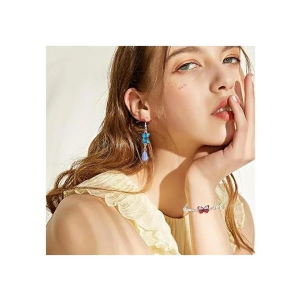 NBEADS 30 piezas de aleación de mariposa esmaltada_5