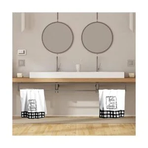 2 toallas de mano de granja para baño toallas de mano_5