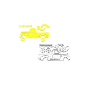 Juego de troqueles de corte con forma de camioneta de_4