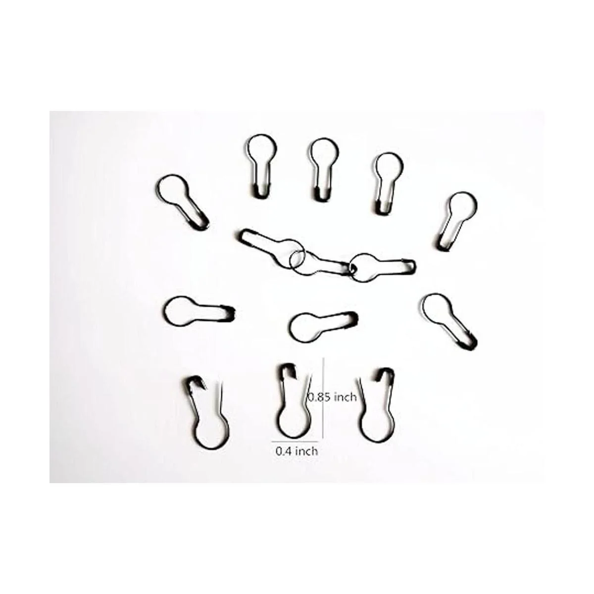 Transun Moo 1000 pines de seguridad negros de 0.8_2