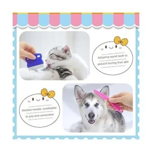 KALAMANDA Kit de aseo de conejo cepillo de conejo para_6