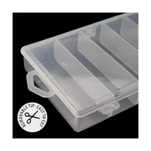 Caja de almacenamiento de plástico transparente para_3