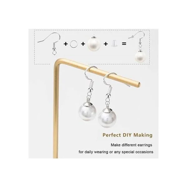 Ganchos para aretes de plata de ley 925 150 piezas75_2