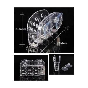 AMUONTY Paquete de 2 soportes de esponja con succión_7