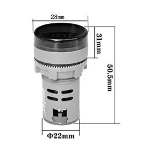 NOYITO 80500V AC voltímetro digital 110V 220V 380V rojo_3