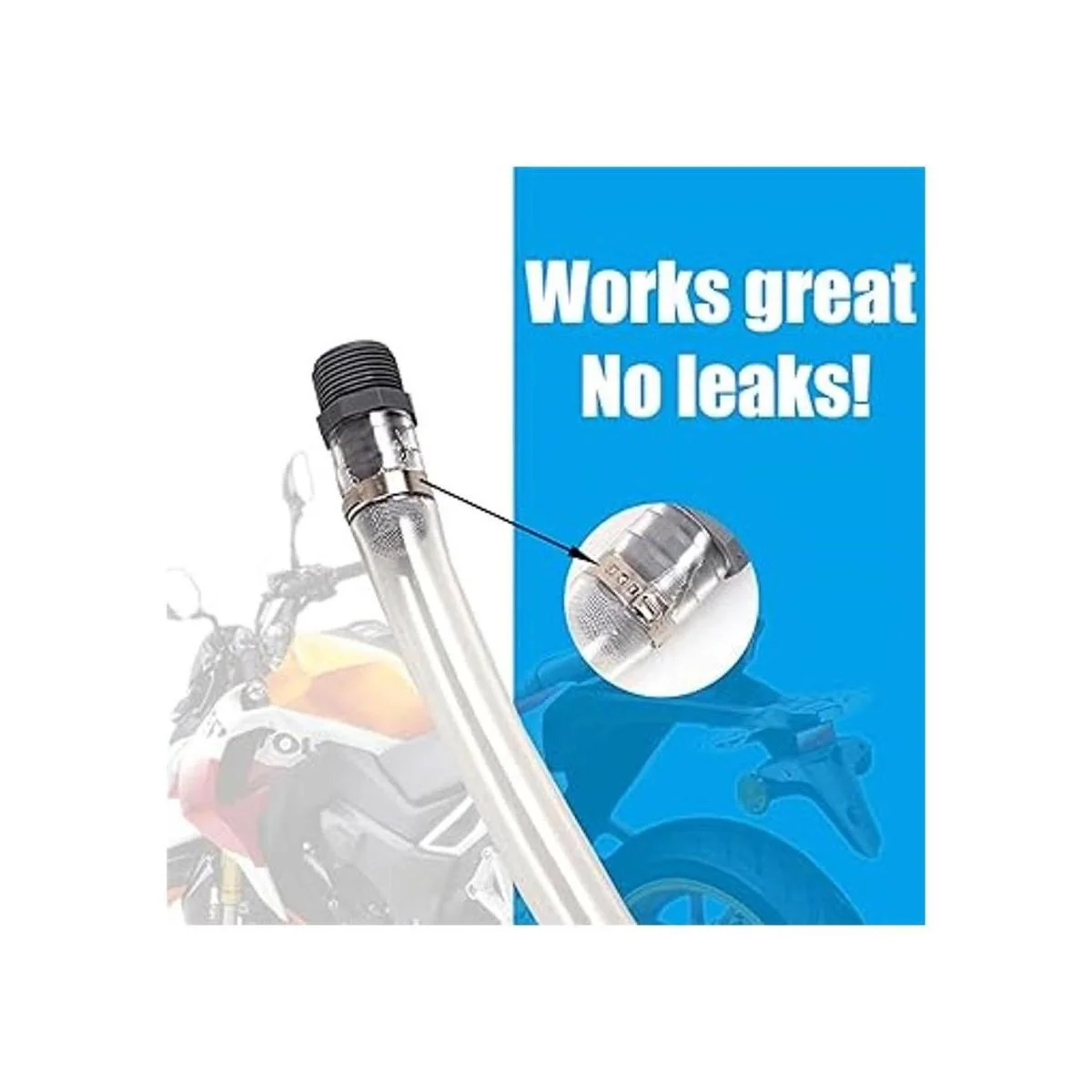 muge racing Manguera de llenado flexible de combustible de_3