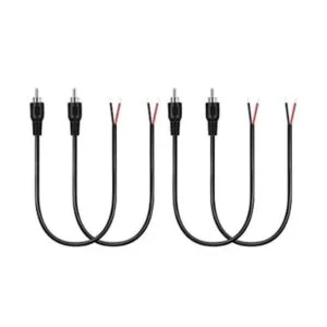 Bolvek Paquete de 4 conectores RCA macho a cable de_1