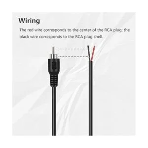 Bolvek Paquete de 4 conectores RCA macho a cable de_2