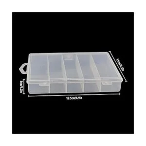 Caja de almacenamiento de plástico transparente para_2