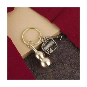 Mulutoo 12 anillos de aro de metal dorado de 2 pulgadas_4