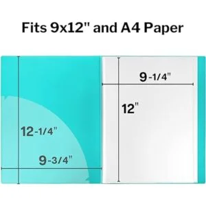 Dunwell Carpeta Art Portfolio de 9 x 12 pulgadas carpeta_4