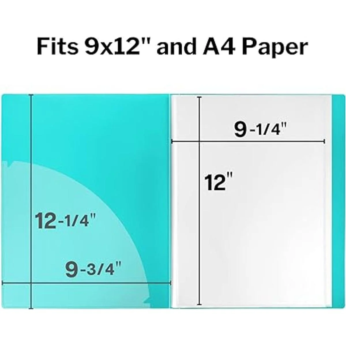 Dunwell Carpeta Art Portfolio de 9 x 12 pulgadas carpeta_4