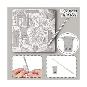 Hotop 7 piezas de modelos de metal DIY juegos de_3