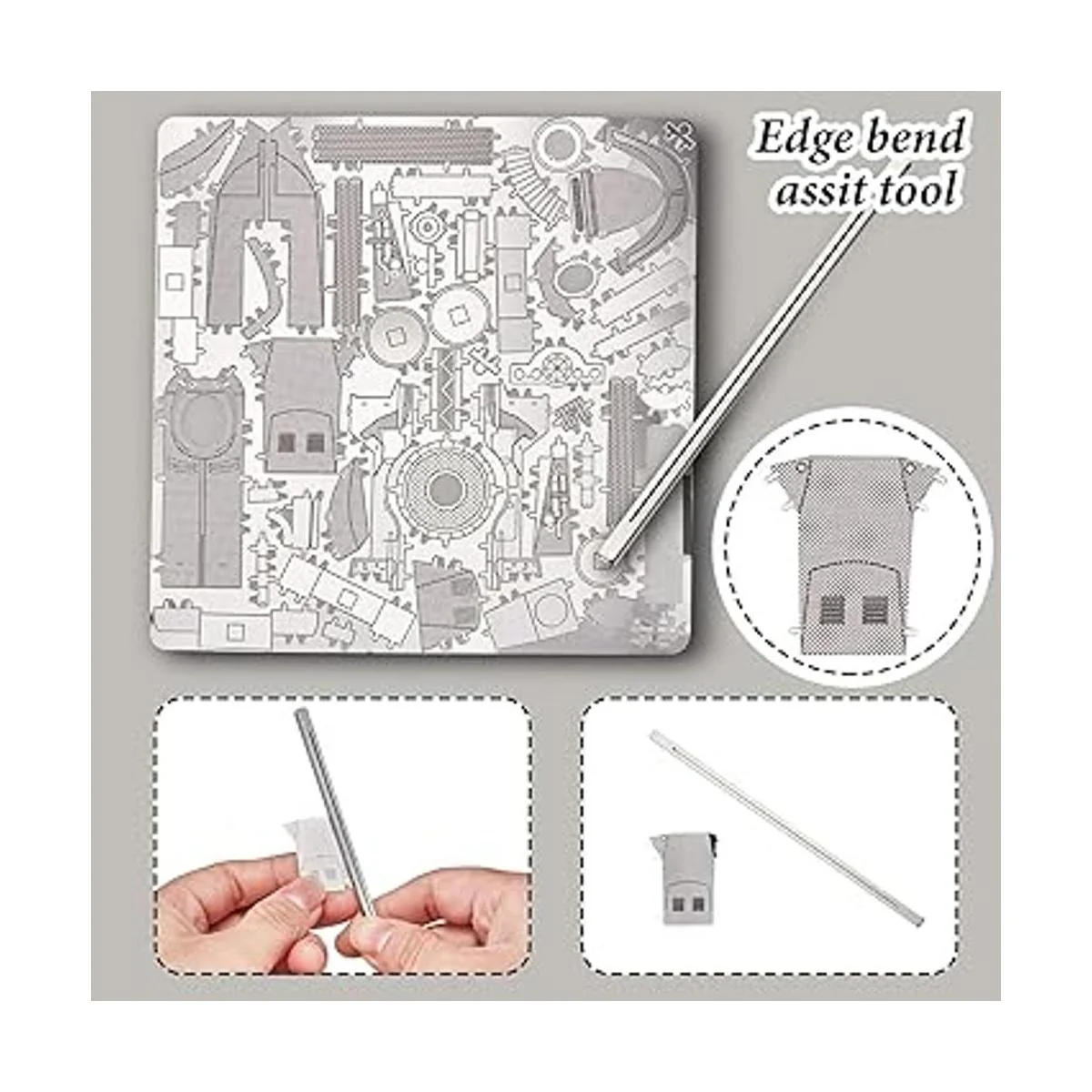 Hotop 7 piezas de modelos de metal DIY juegos de_3