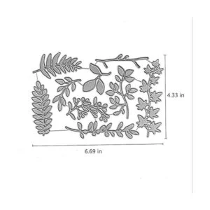 Primavera 9 troqueles de corte de hojas diseño de nueve_2