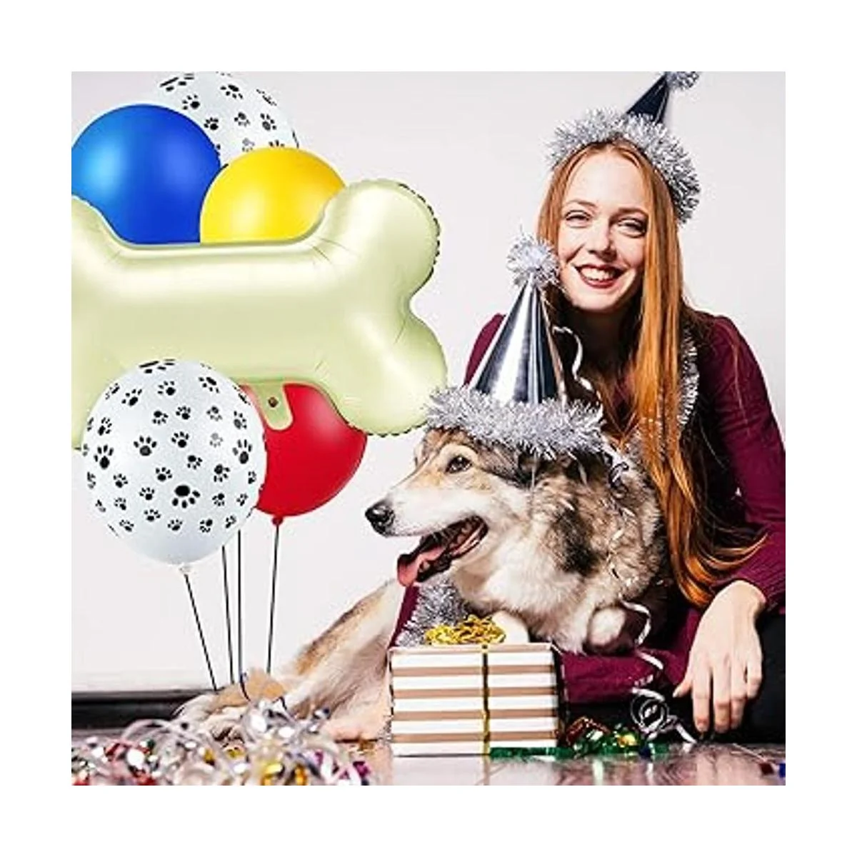 44 globos temáticos para perros incluye 40 globos de_4