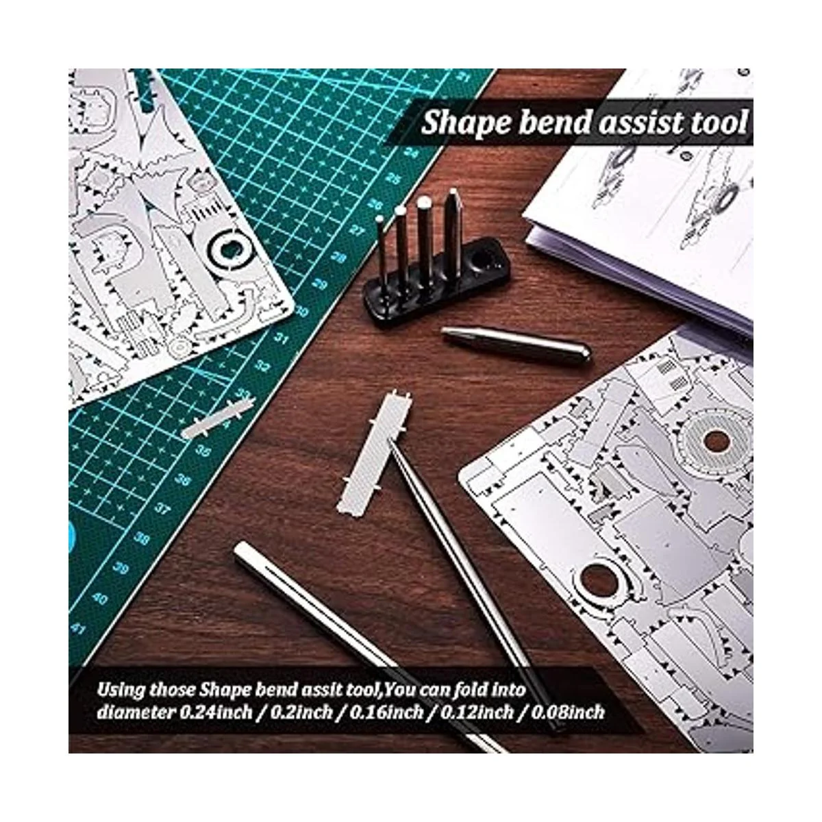 Hotop 7 piezas de modelos de metal DIY juegos de_5