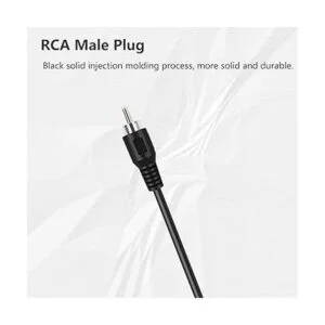 Bolvek Paquete de 4 conectores RCA macho a cable de_3