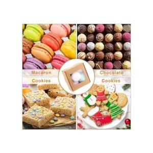 Zonon 30 piezas mini caja de papel kraft con caja de_7