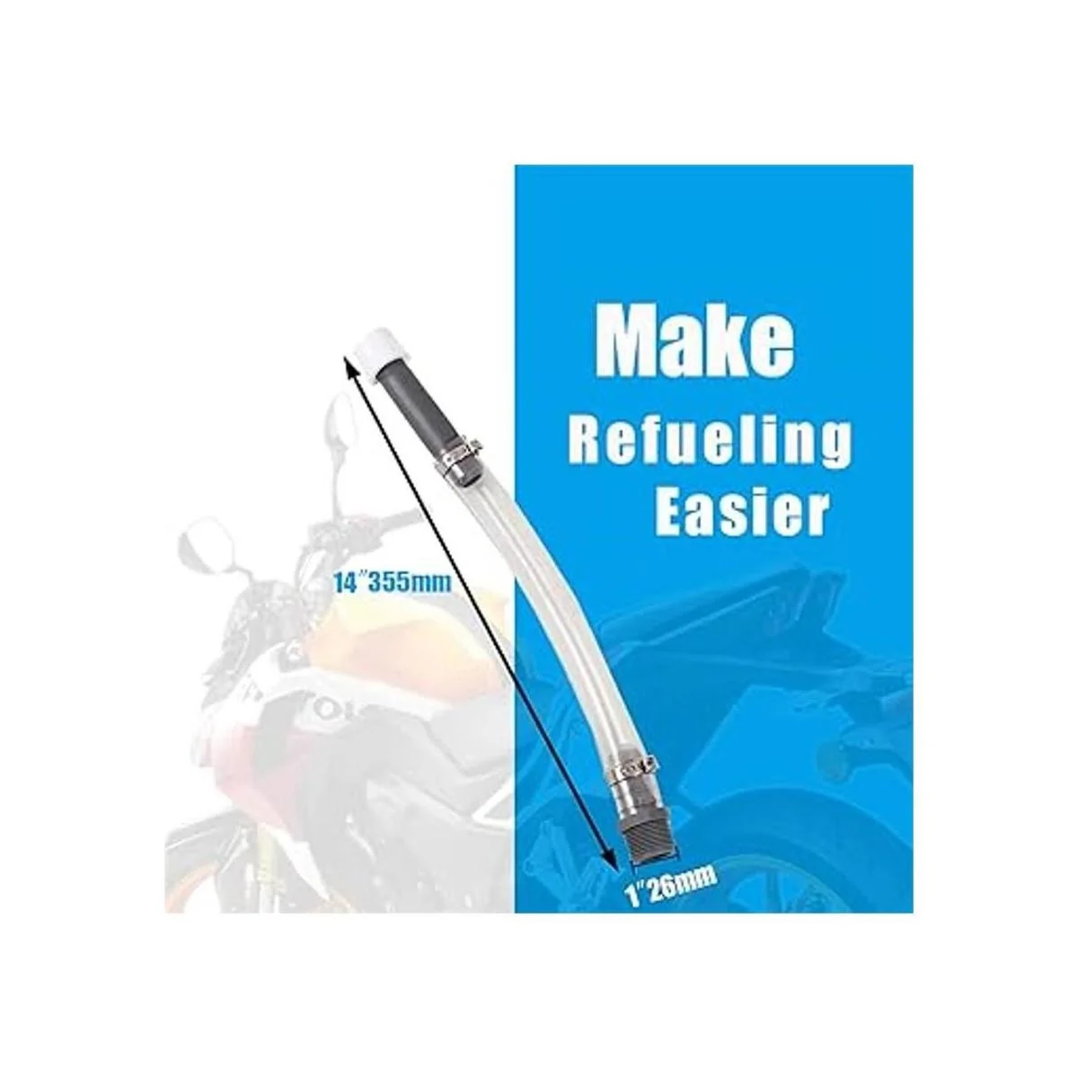 muge racing Manguera de llenado flexible de combustible de_2