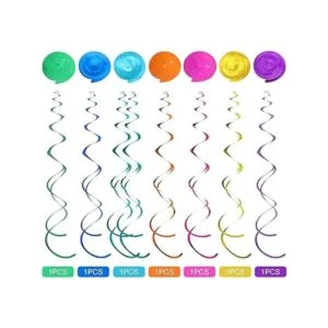 30 piezas de remolinos colgantes de peces tropicales_5