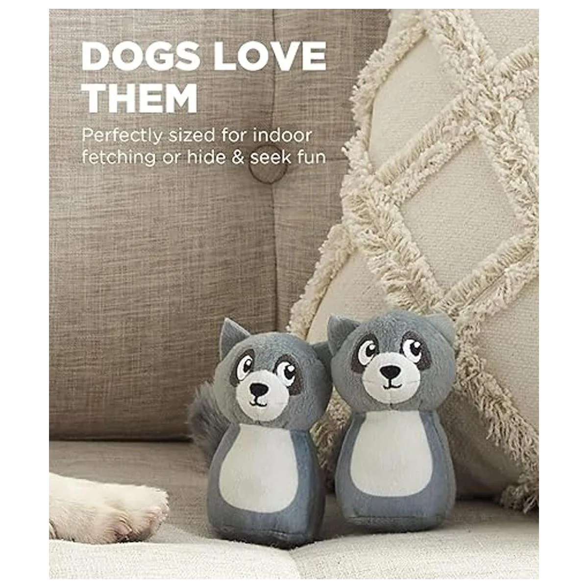 Outward Hound Squeakin Racoon Hide A Puzzle juguetes de_3