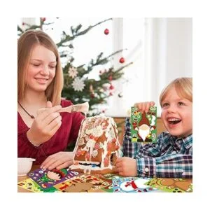 36 hojas de calcomanías para juegos de fiesta de Navidad_2