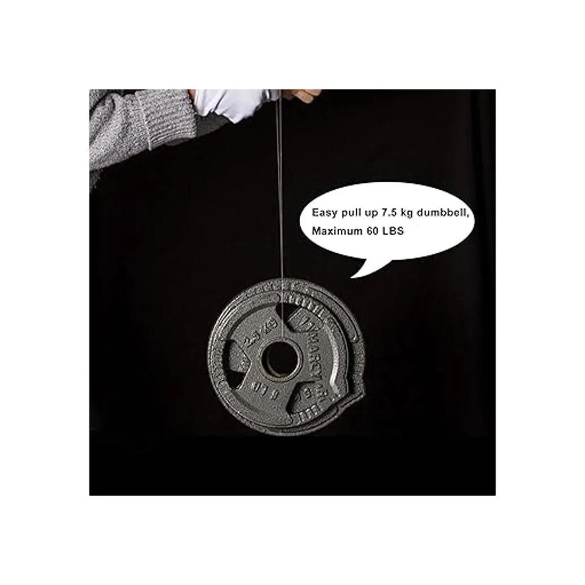 Alambre transparente invisible para colgar de 0.035 in_3