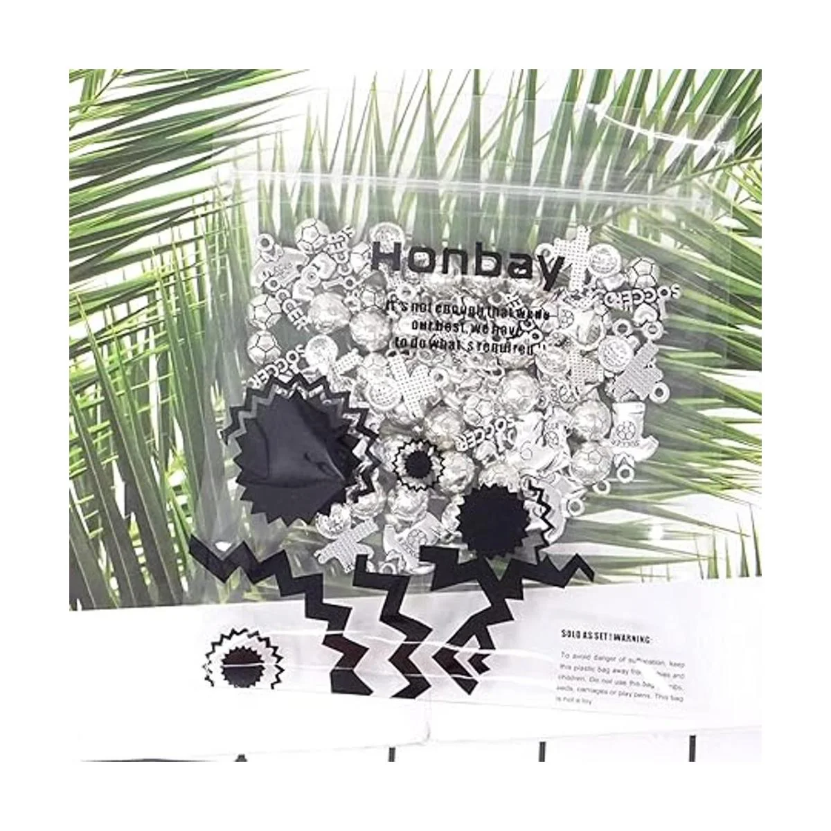 Honbay 60 colgantes deportivos de aleación con diseño de_7