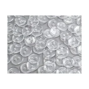 Goeielewe Botones redondos de plástico transparente 200_3
