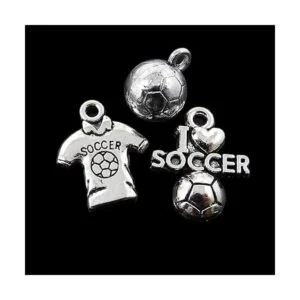 Honbay 60 colgantes deportivos de aleación con diseño de_4