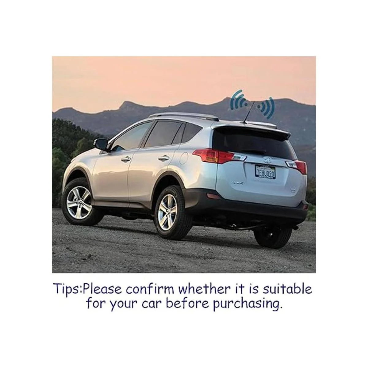 Bingfu Antena de goma universal para montaje en techo de_7