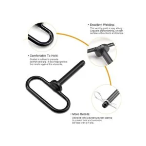 CZC AUTO Pasador de enganche para cortacésped de 12 x 3_4