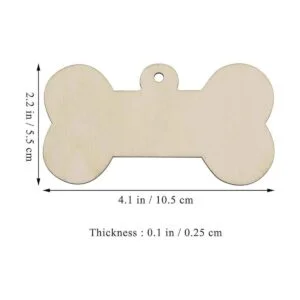 JANOU 24 recortes de madera en forma de hueso sin terminar_2