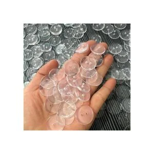 Goeielewe Botones redondos de plástico transparente 200_4