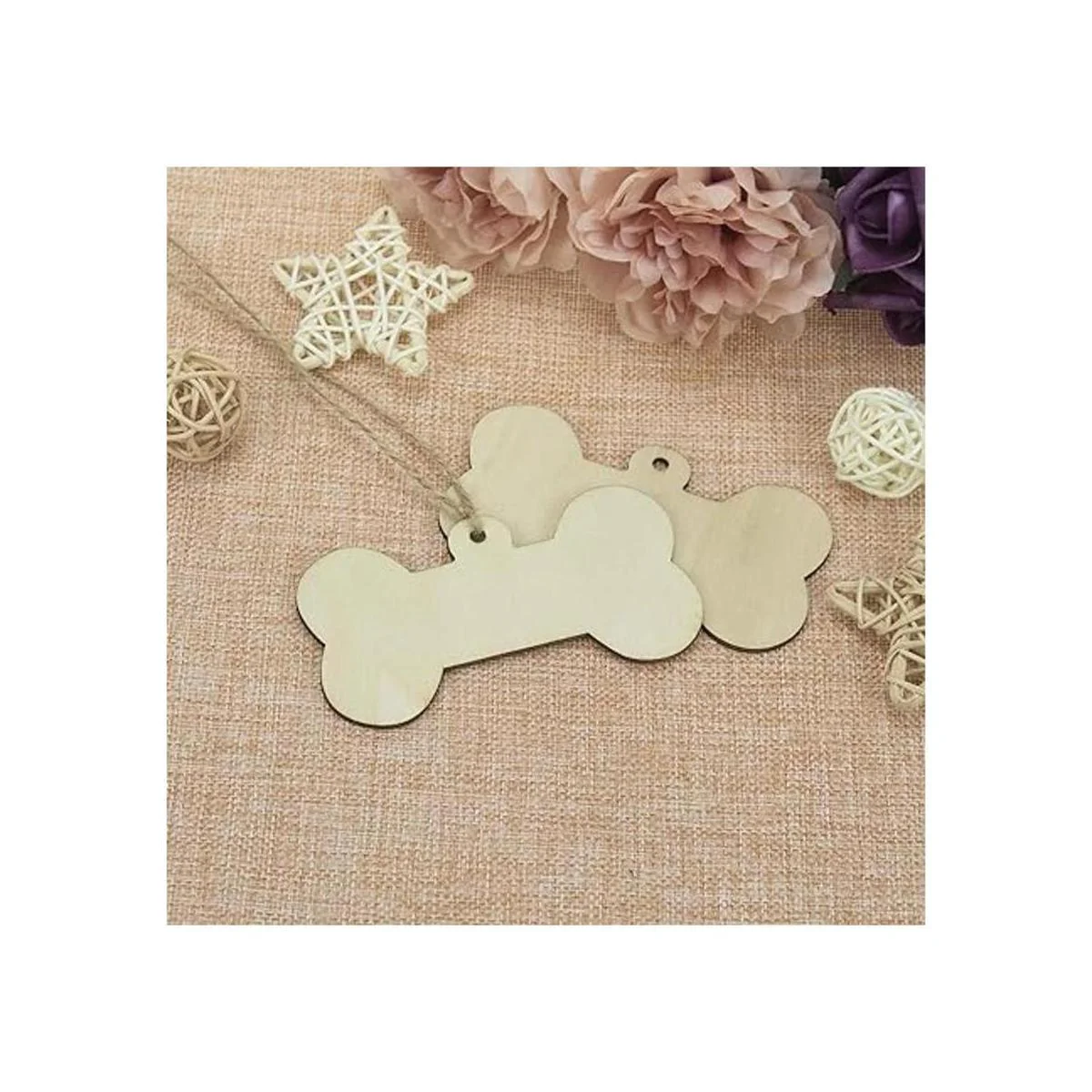 JANOU 24 recortes de madera en forma de hueso sin terminar_6