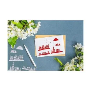 Hying Juego de troqueles de corte de casa de pueblo de_4