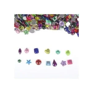 Drehdy 900 piedras preciosas acrílicas con parte trasera_4