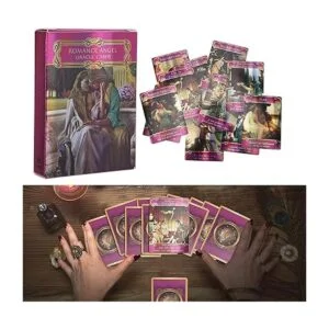 Yitengteng Juego de cartas de tarot con holograma de ángel_3