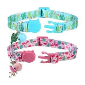 BoomBone Collar de gato con campana y colgante a juego 2_2