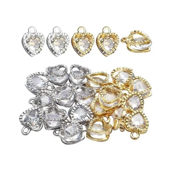 Aylifu 20pcs Cubic Zirconia Aleación Joyería Encantos En_1