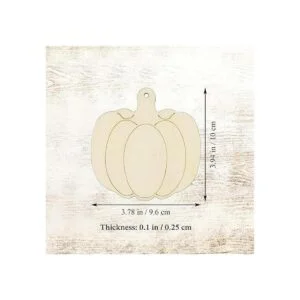 Creaides 20 piezas de madera de calabaza para_2