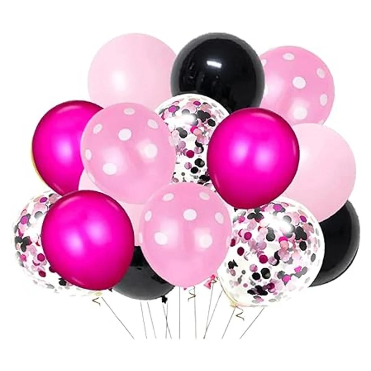 Decoraciones de fiesta de cumpleaños de color rosa_2