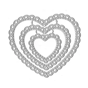 4 piezas de encaje en forma de corazón de metal_2