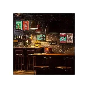 Eeypy Cartel de chapa con texto en inglés You Dont Stop_4