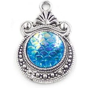 Acxico Juego de 15 colgantes de sirena con diseño de_5