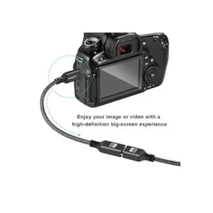 Twozoh Mini adaptador HDMI a HDMI adaptador de cable mini_4