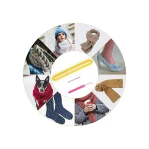 Coopay Kit de telar de bufanda para niños telares_7