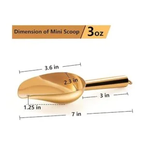 TeamFar Juego de 2 cucharadas pequeñas de acero inoxidable_2