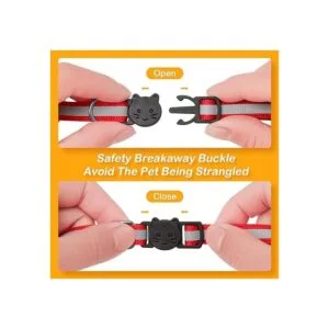 Extodry 14 Pack ReflectiveBreakaway Cat Collars with_4